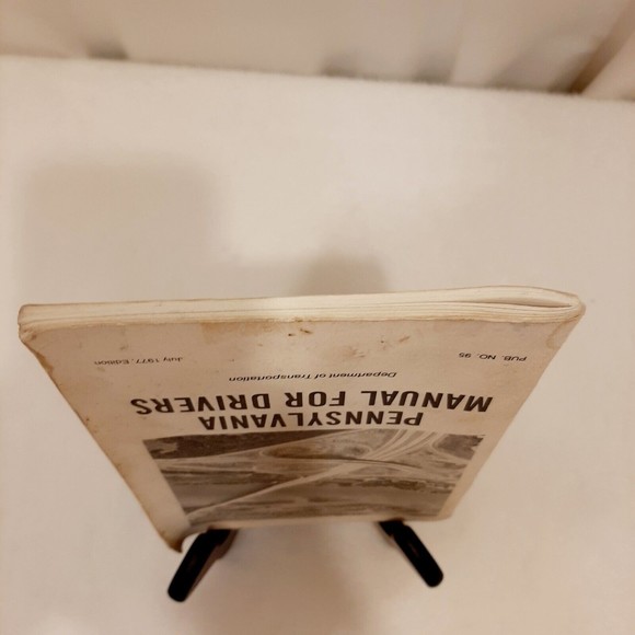 Vintage 1977 Pennsylvania Drivers Manual Ephemera DMV Drivers License Rare HTF - Picture 6 of 16